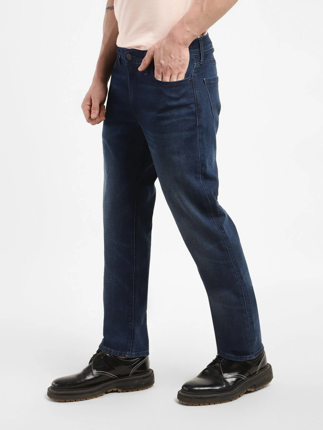 Men's Redloop 511 Blue Slim Fit Mid Rise Jeans - Image 5