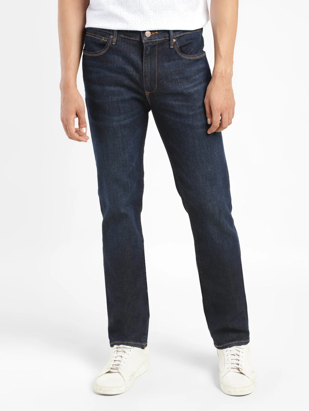 Men's Redloop 511 Blue Slim Fit Mid Rise Jeans - Image 2
