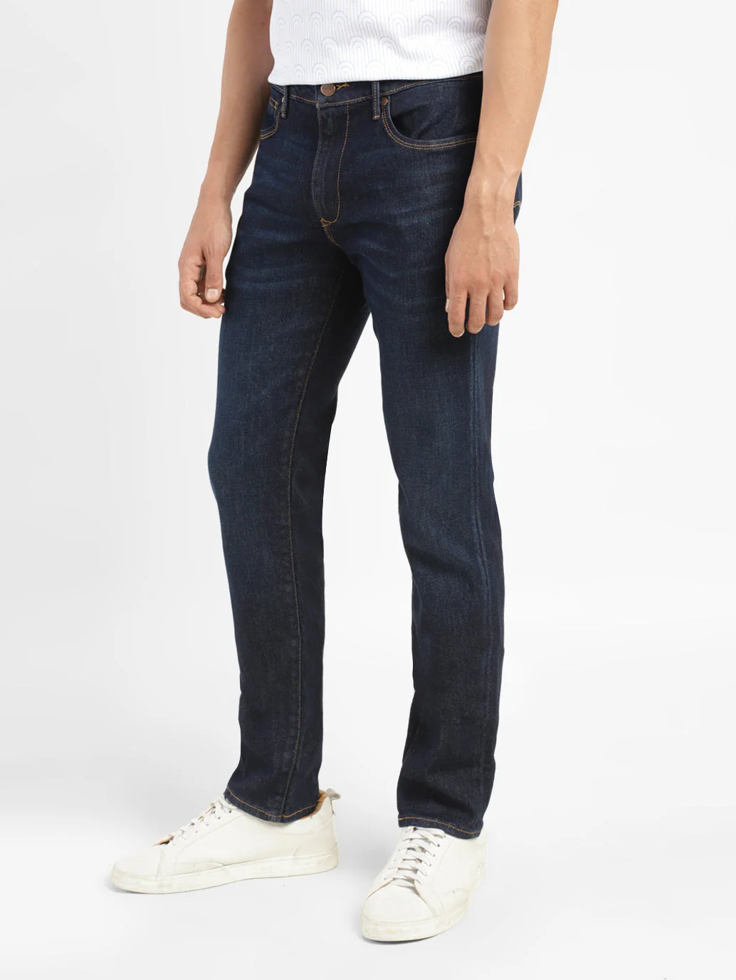 Men's Redloop 511 Blue Slim Fit Mid Rise Jeans - Image 5