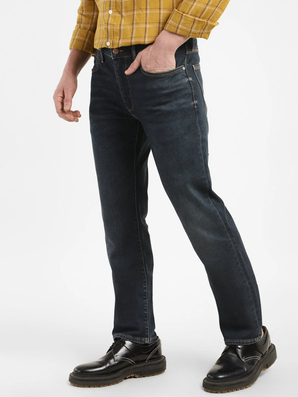 Men's Redloop 511 Blue Slim Fit Mid Rise Jeans - Image 5