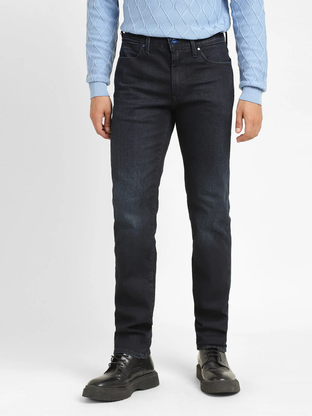 Men's Redloop 511 Blue Slim Fit Mid Rise Jeans - Image 2