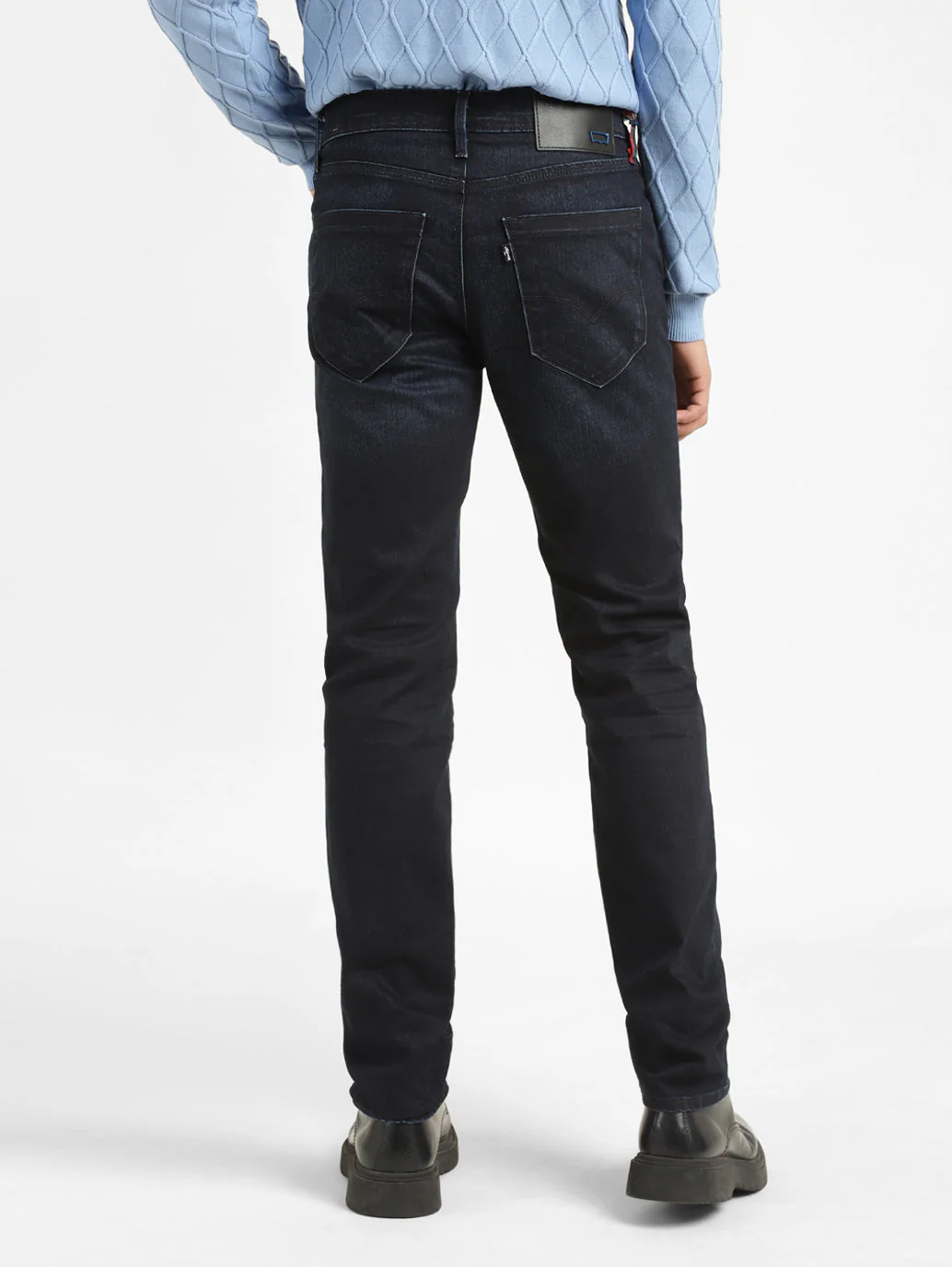 Men's Redloop 511 Blue Slim Fit Mid Rise Jeans - Image 3