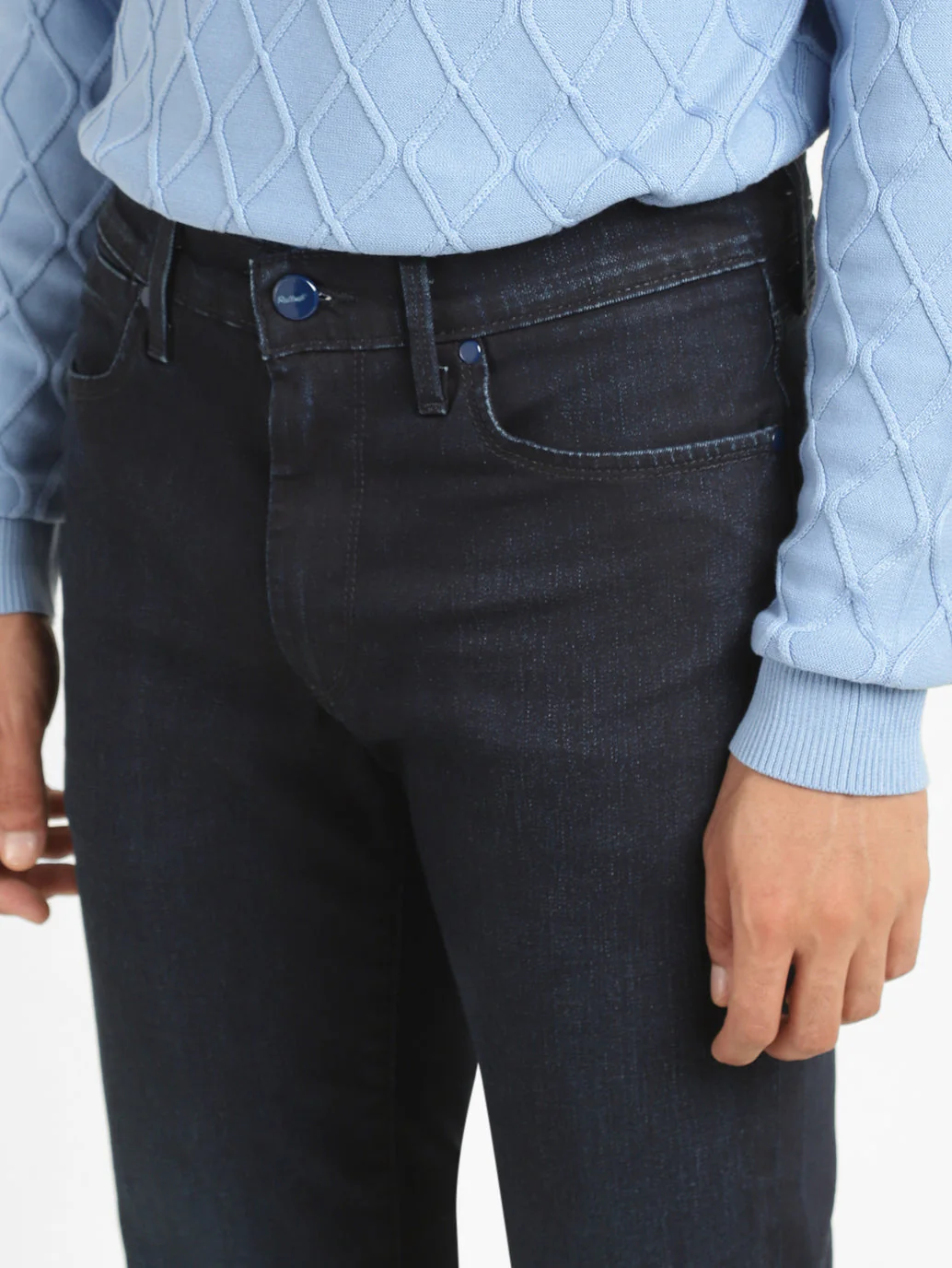 Men's Redloop 511 Blue Slim Fit Mid Rise Jeans - Image 7