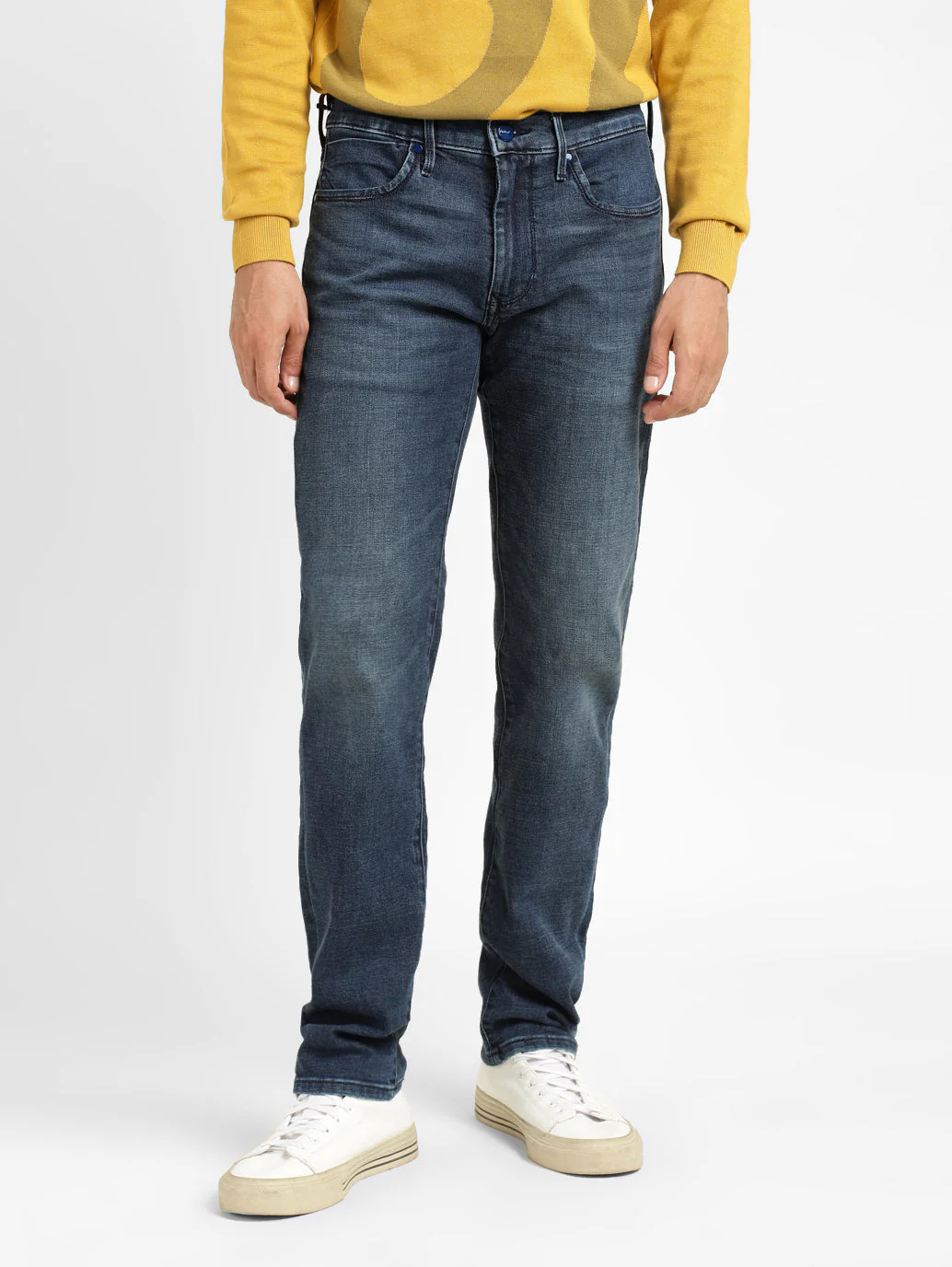 Men's Redloop 511 Blue Slim Fit Mid Rise Jeans - Image 2