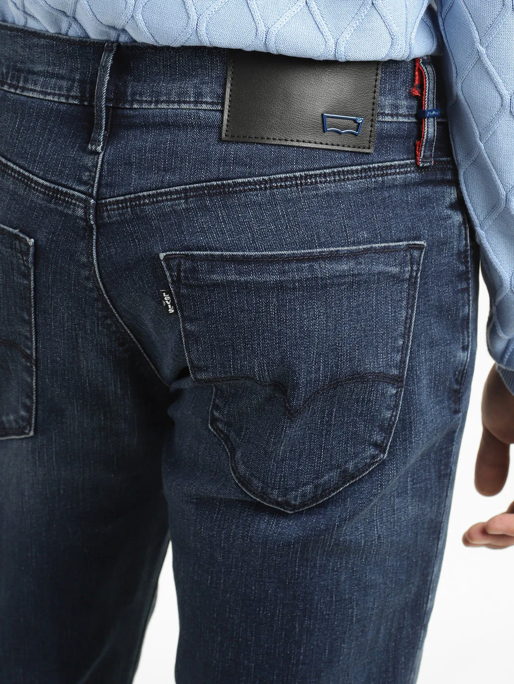 Men's Redloop 511 Blue Slim Fit Mid Rise Jeans - Image 6
