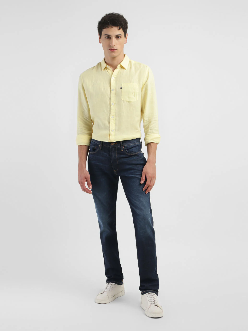 Men's Redloop 511 Blue Slim Fit Mid Rise Jeans