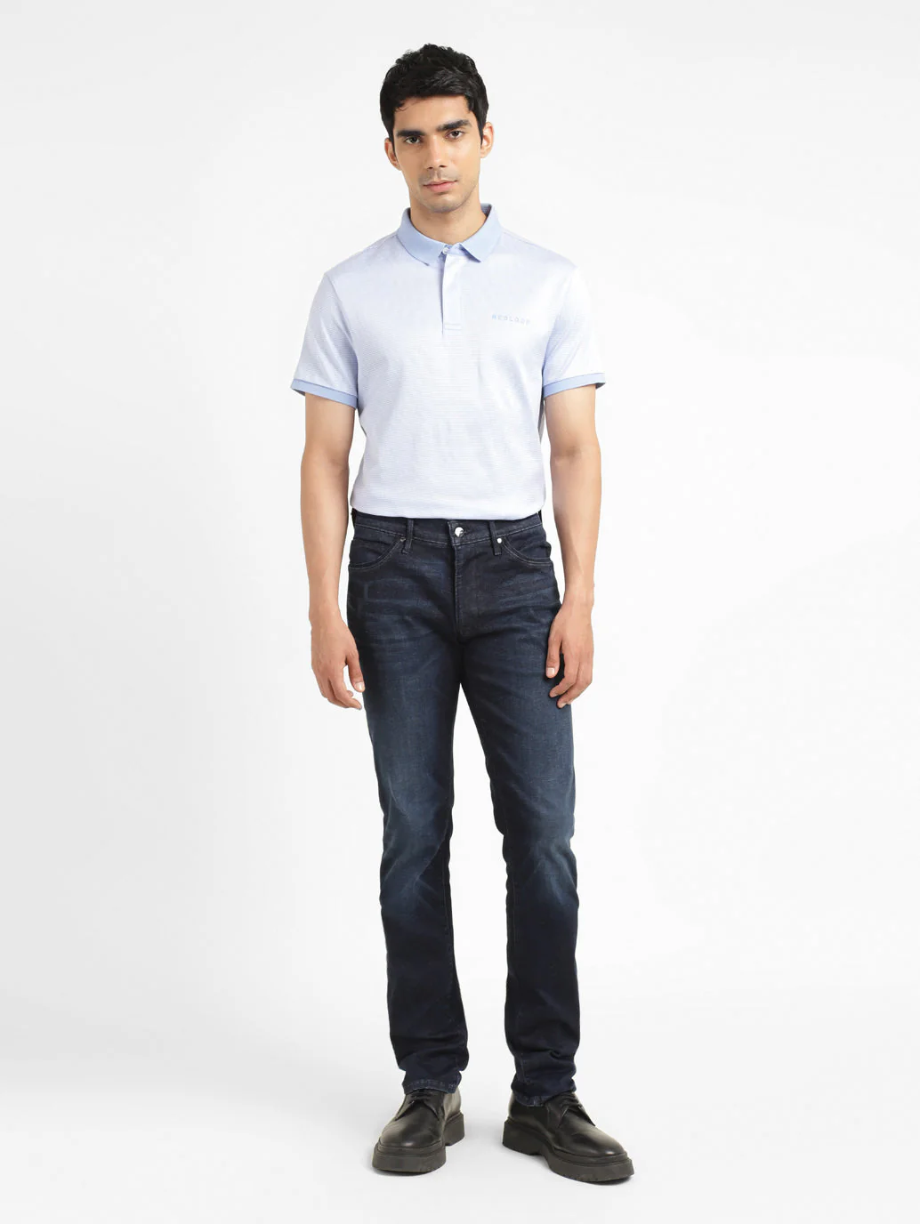 Men's Redloop 511 Blue Slim Fit Mid Rise Jeans