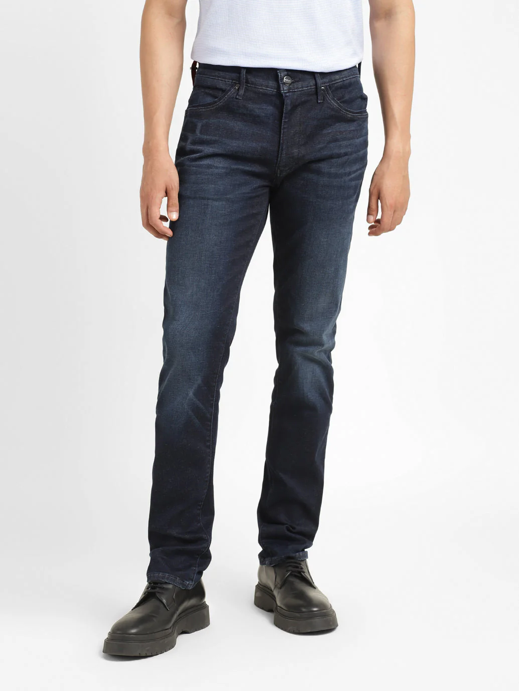 Men's Redloop 511 Blue Slim Fit Mid Rise Jeans - Image 2