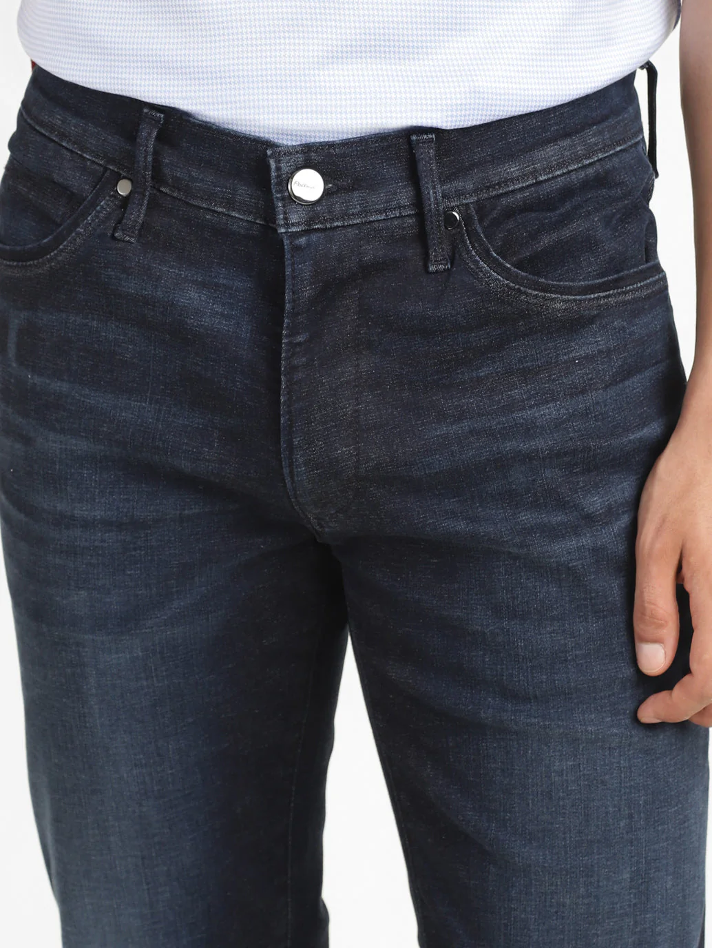 Men's Redloop 511 Blue Slim Fit Mid Rise Jeans - Image 7