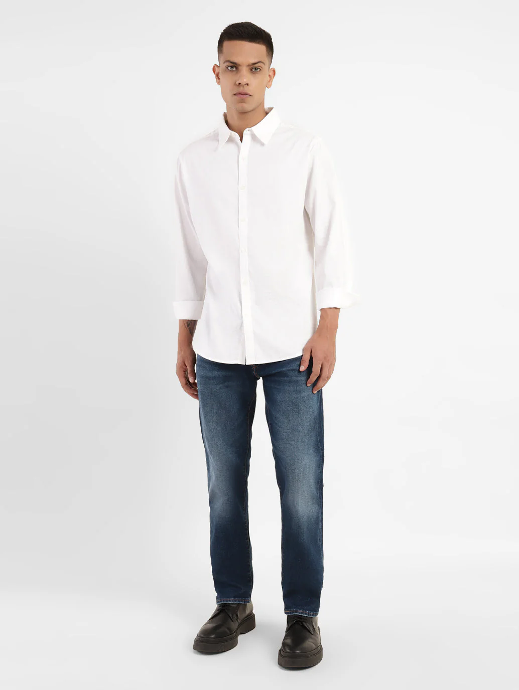 Men's Redloop 511 Blue Slim Fit Mid Rise Jeans - Image 2