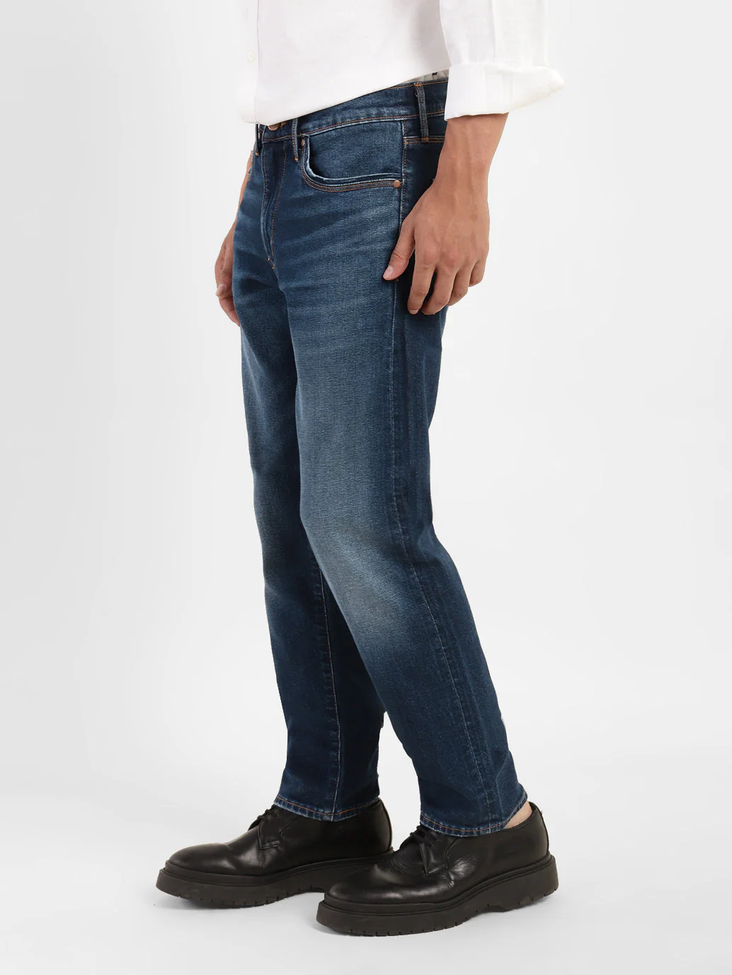 Men's Redloop 511 Blue Slim Fit Mid Rise Jeans - Image 5