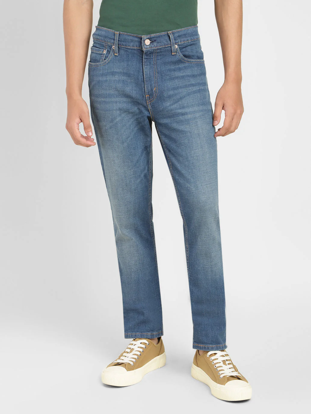 Men's 511 Blue Slim Fit Mid Rise Jeans - Image 2