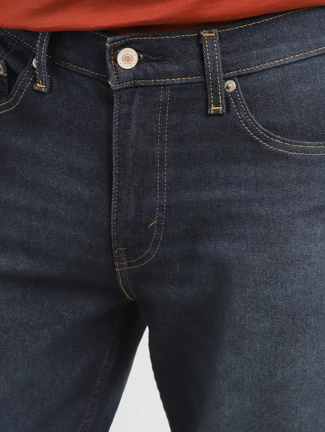 Men's 511 Blue Slim Fit Mid Rise Jeans - Image 7