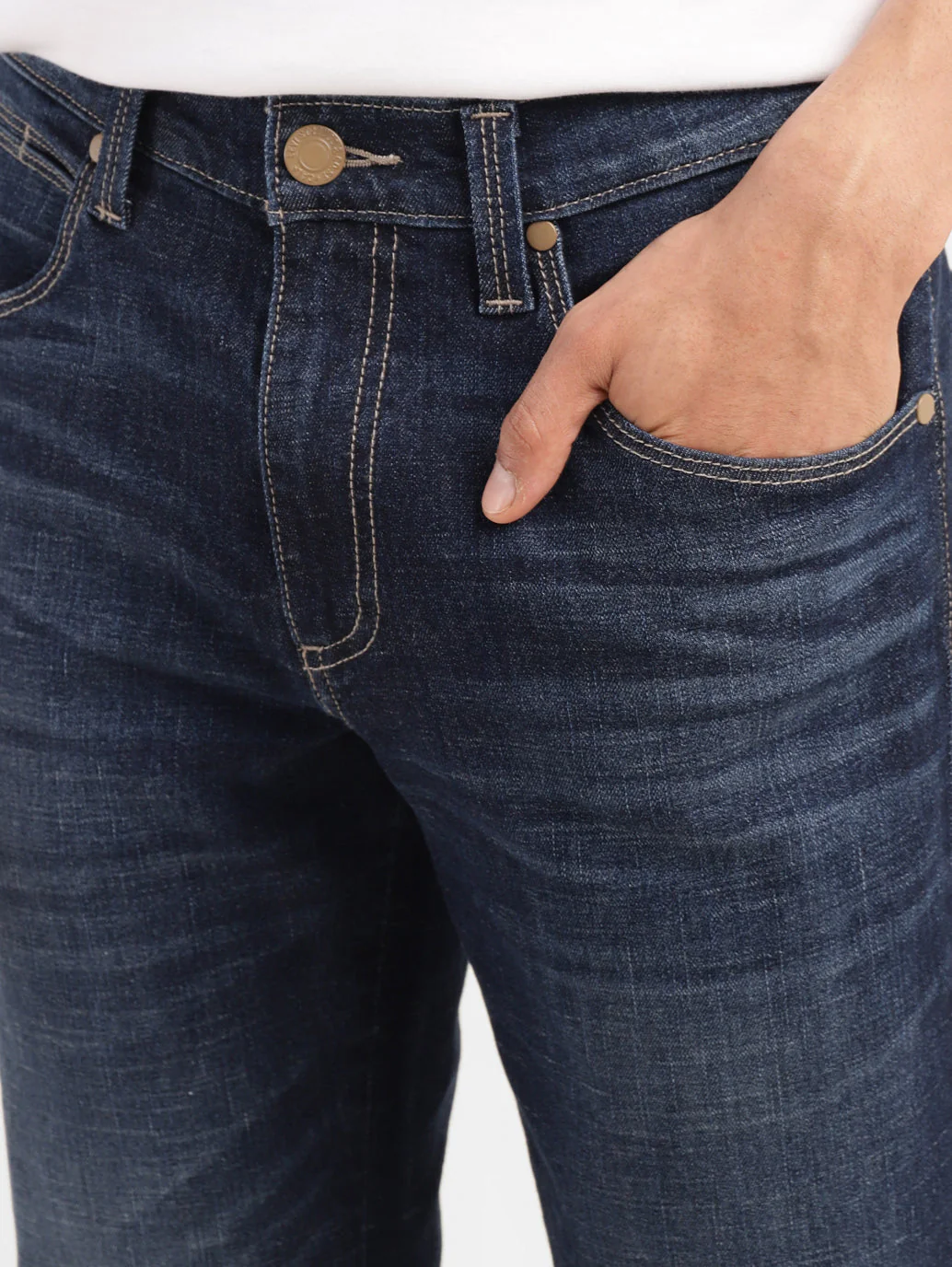 Men's 511 Blue Slim Fit Mid Rise Jeans - Image 5