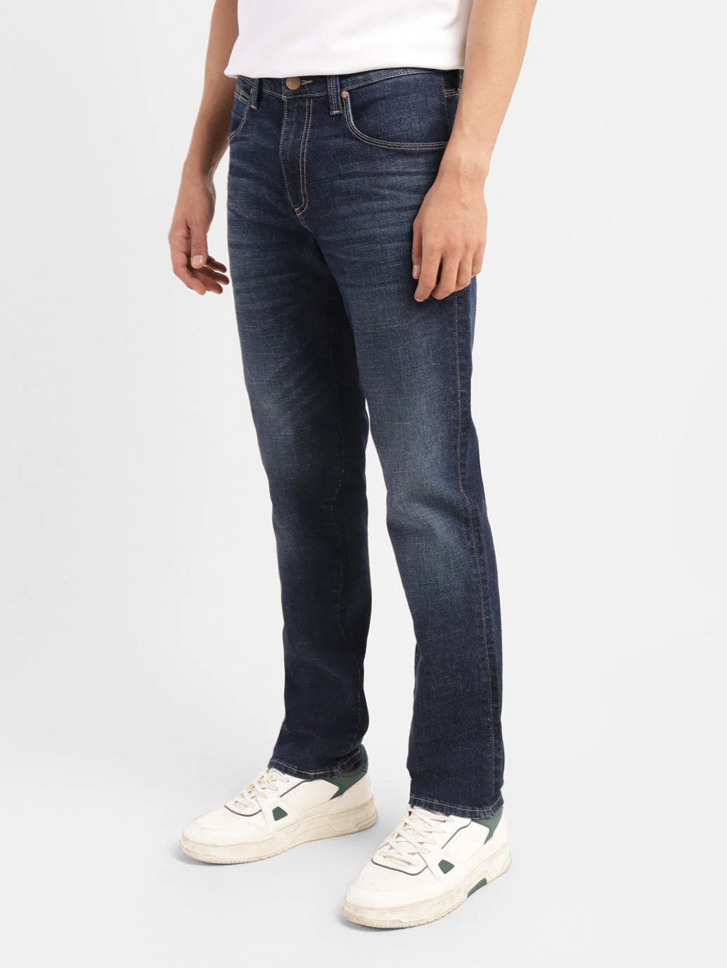 Men's 511 Blue Slim Fit Mid Rise Jeans - Image 6
