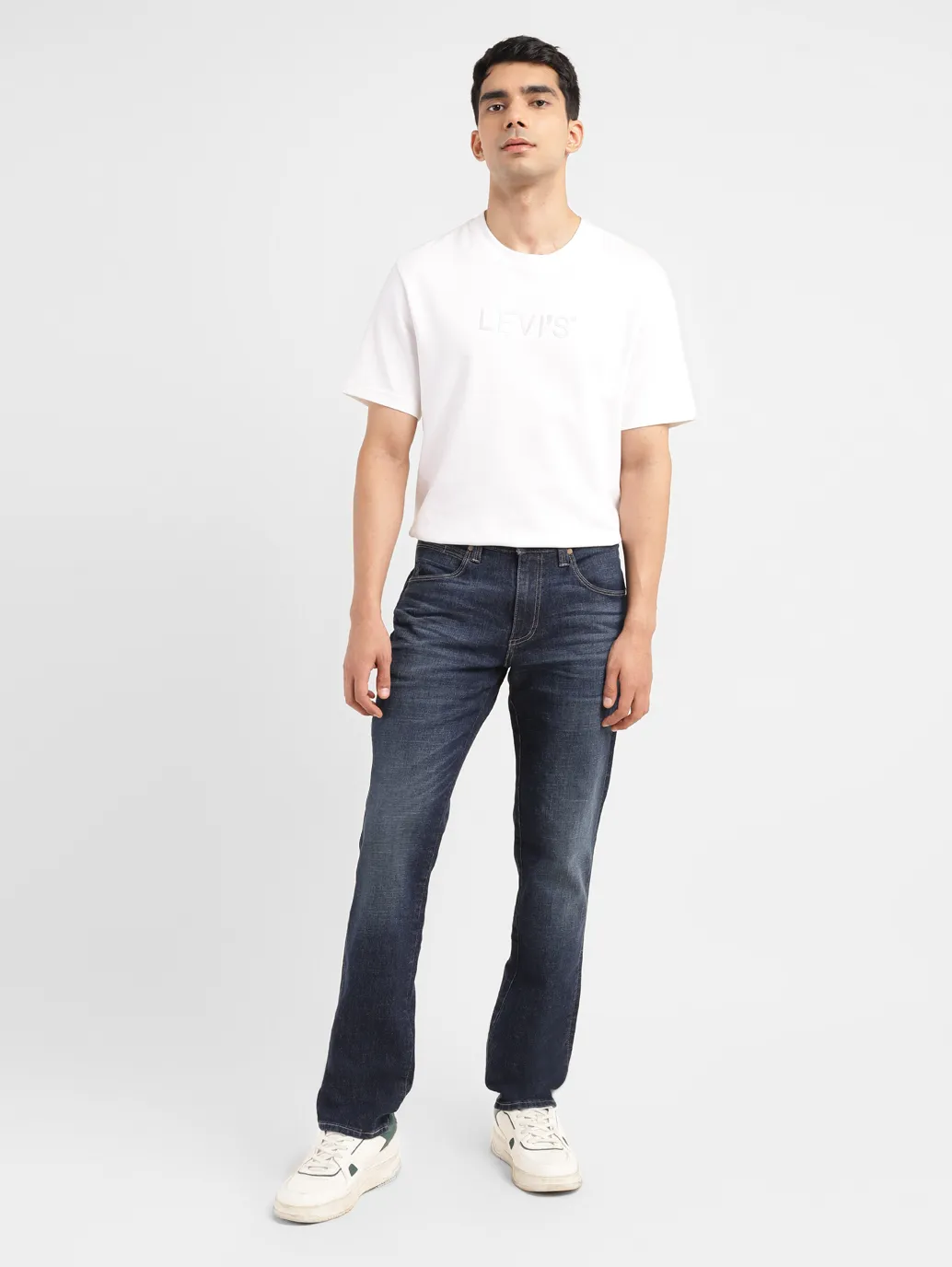 Men's 511 Blue Slim Fit Mid Rise Jeans - Image 8