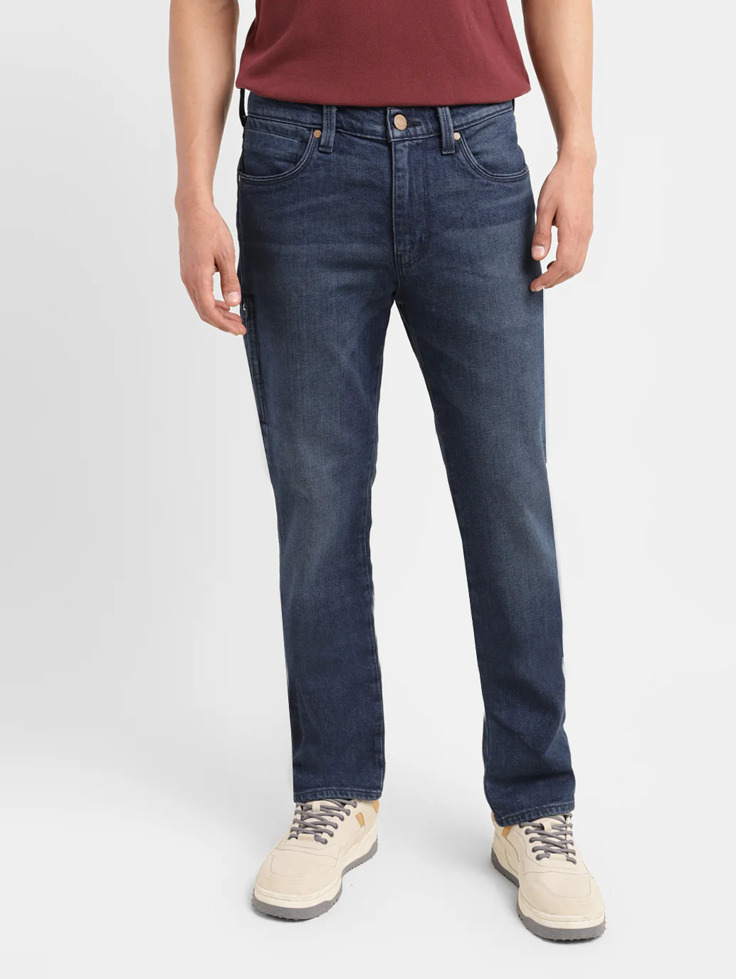 Men's 511 Blue Slim Fit Mid Rise Jeans - Image 2