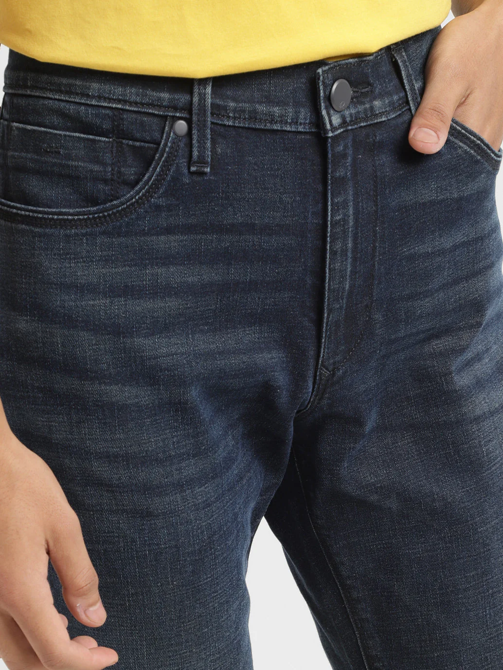 Men's Redloop 511 Blue Slim Fit Mid Rise Jeans - Image 7