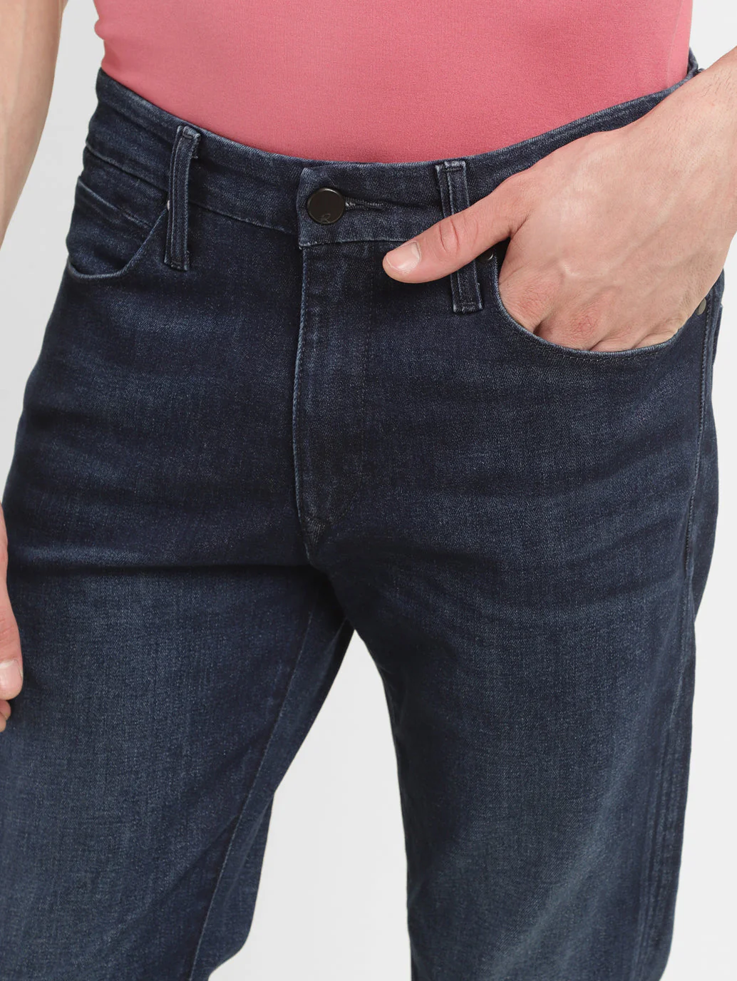 Men's Redloop 511 Blue Slim Fit Mid Rise Jeans - Image 7