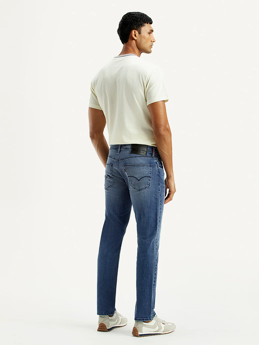 Men's Redloop 511 Dark Indigo Slim Fit Mid Rise Selvedge Jeans - Image 3