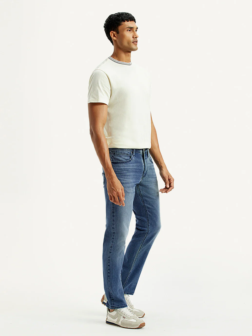 Men's Redloop 511 Dark Indigo Slim Fit Mid Rise Selvedge Jeans - Image 6