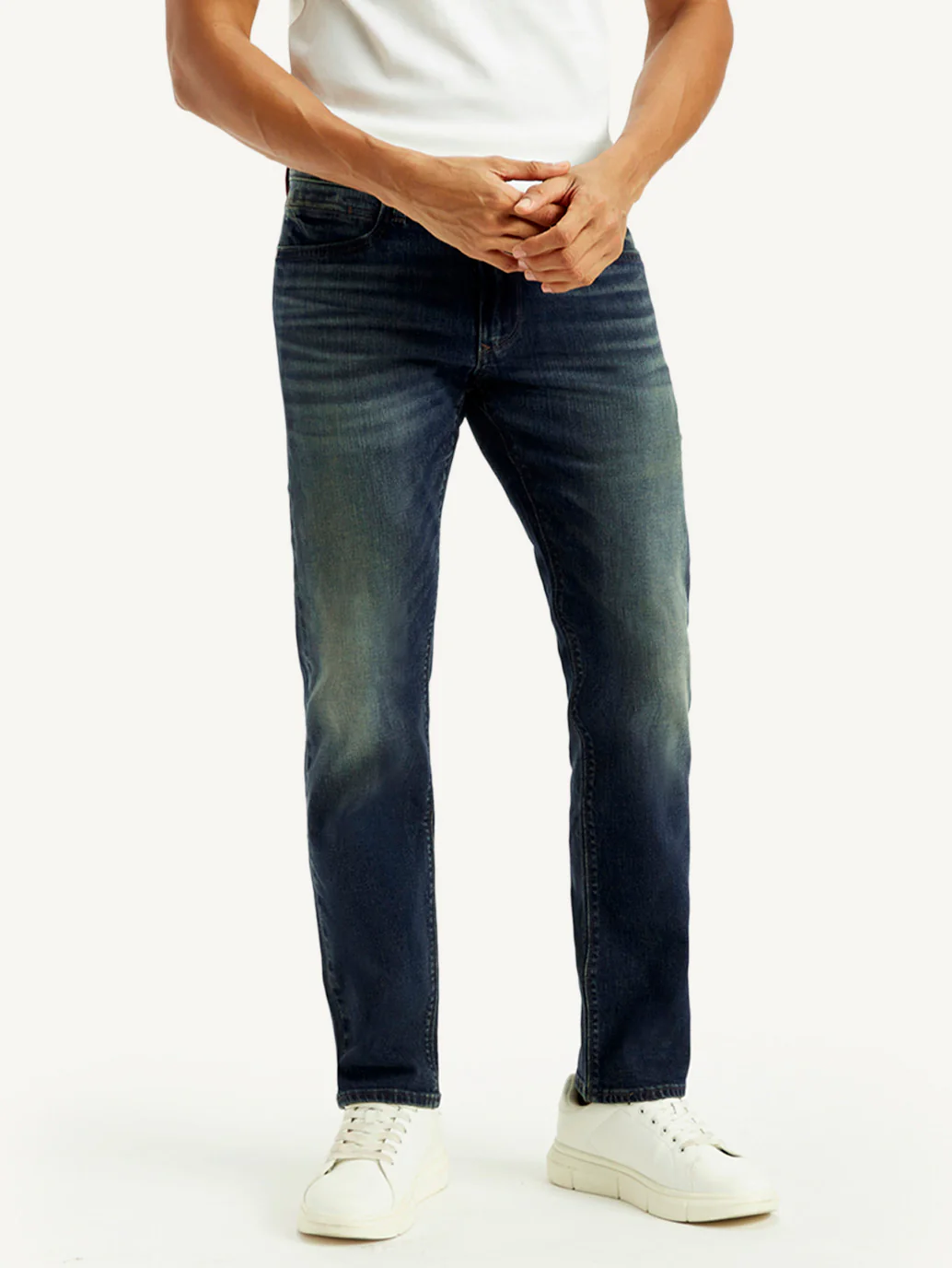 Men's Redloop 511 Dark Indigo Slim Fit Mid Rise Selvedge Jeans - Image 2