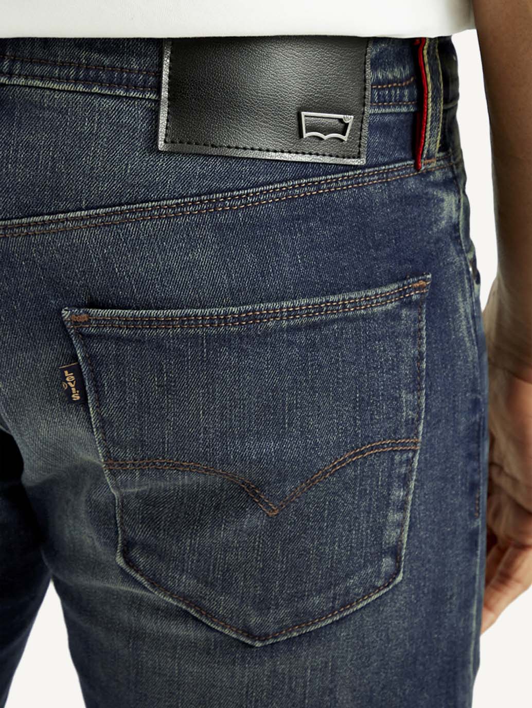 Men's Redloop 511 Dark Indigo Slim Fit Mid Rise Selvedge Jeans - Image 5