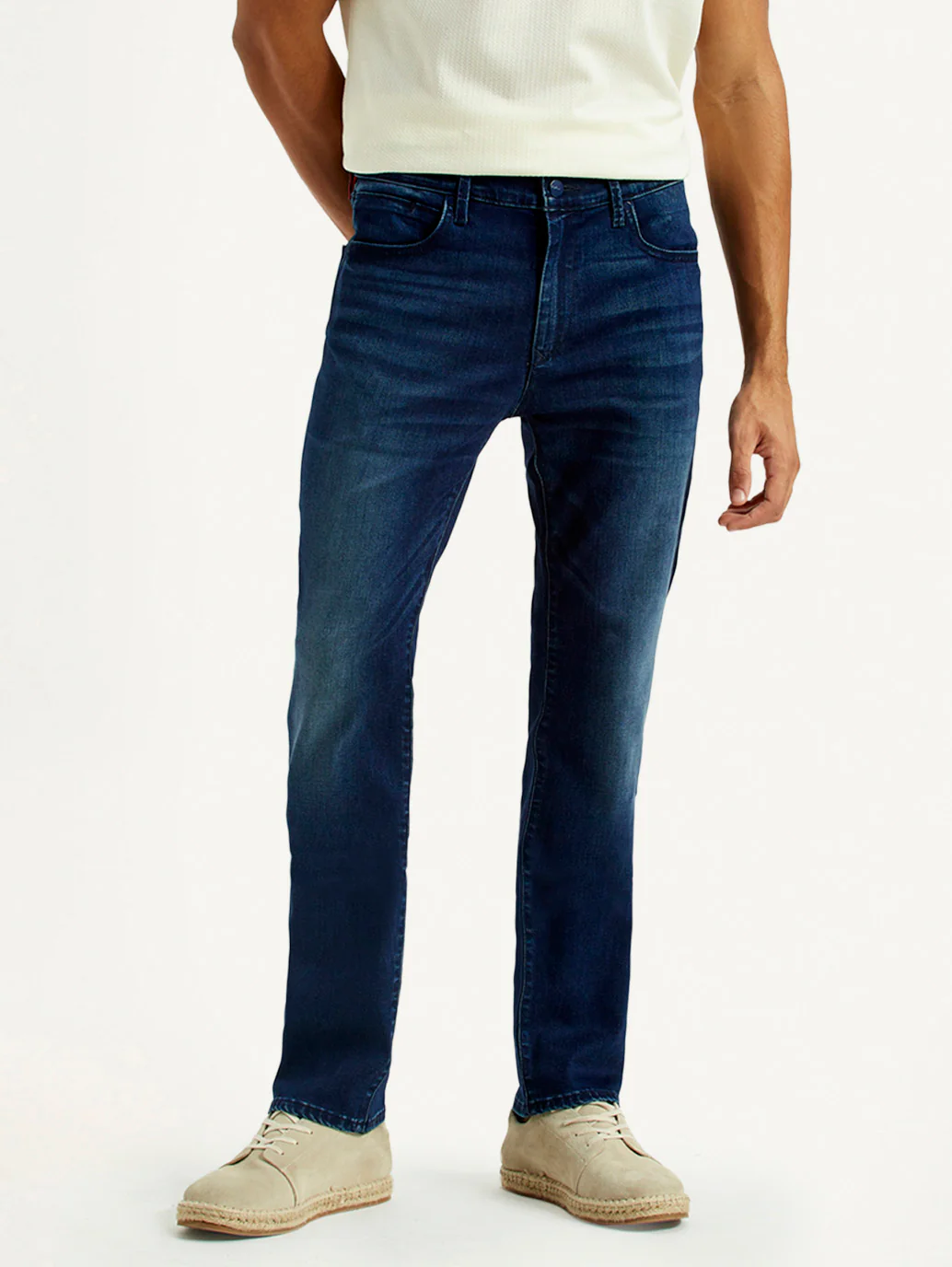 Men's Redloop 511 Dark Indigo Slim Fit Mid Rise Jeans - Image 2
