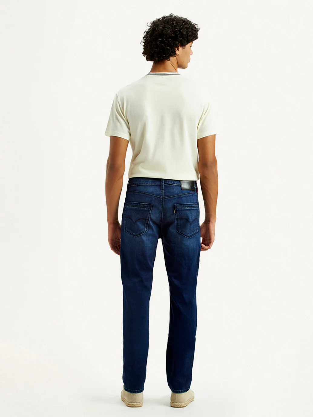 Men's Redloop 511 Dark Indigo Slim Fit Mid Rise Jeans - Image 3