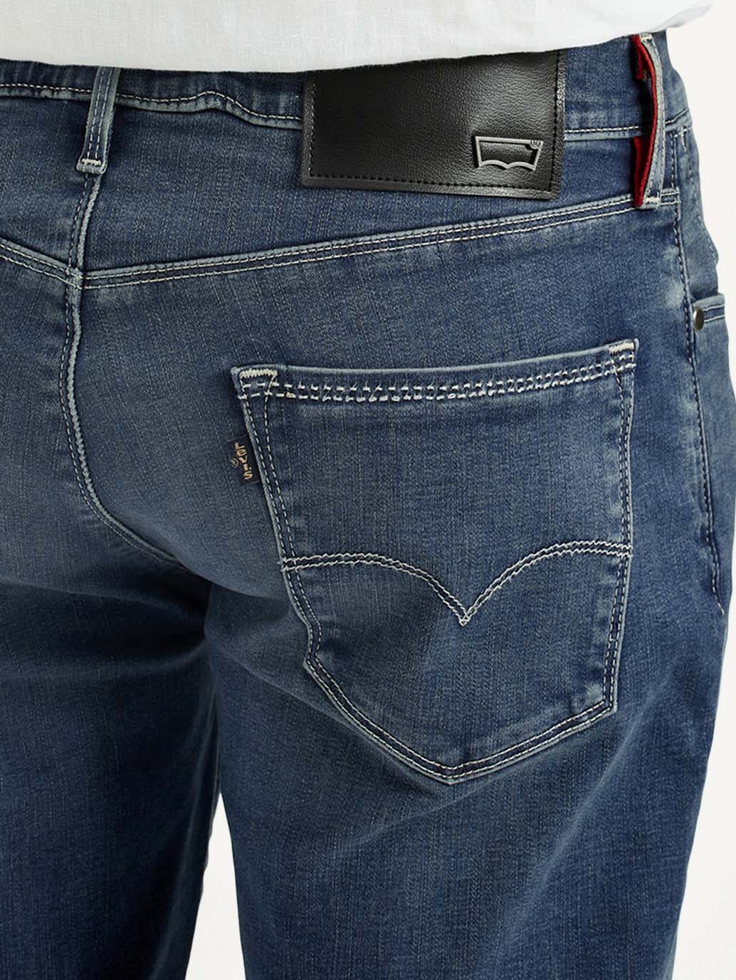 Men's Redloop 511 Dark Indigo Slim Fit Innovation Stretch Jeans - Image 5