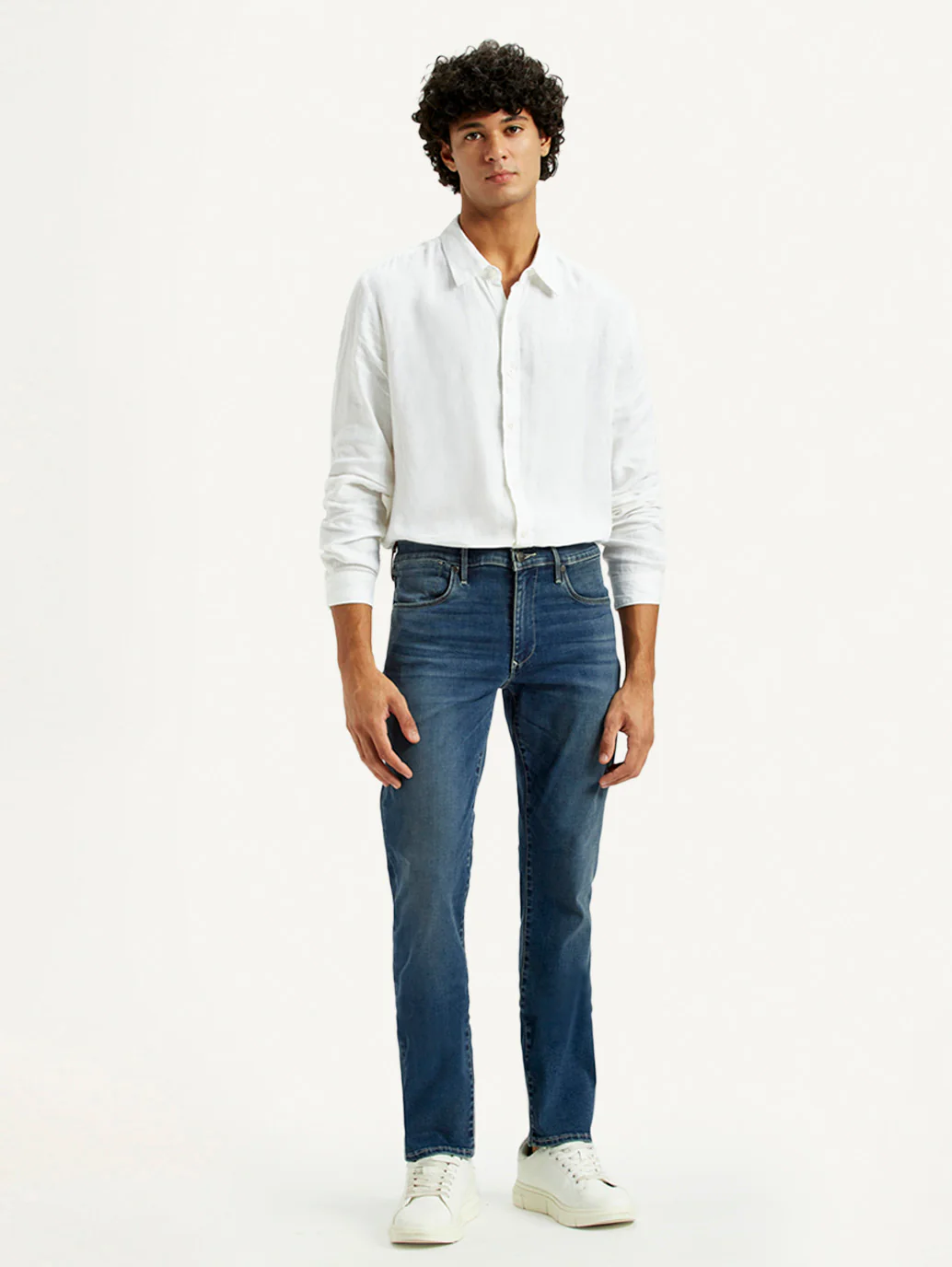 Men's Redloop 511 Dark Indigo Slim Fit Innovation Stretch Jeans - Image 7