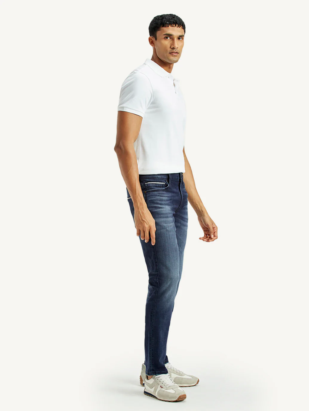 Men's 511 Dark Indigo Slim Fit Mid Rise Jeans - Image 7
