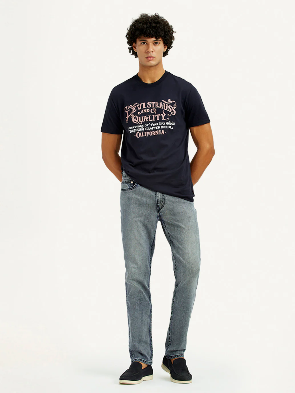 Men's Tinted 511 Indigo Slim Fit Mid Rise Jeans