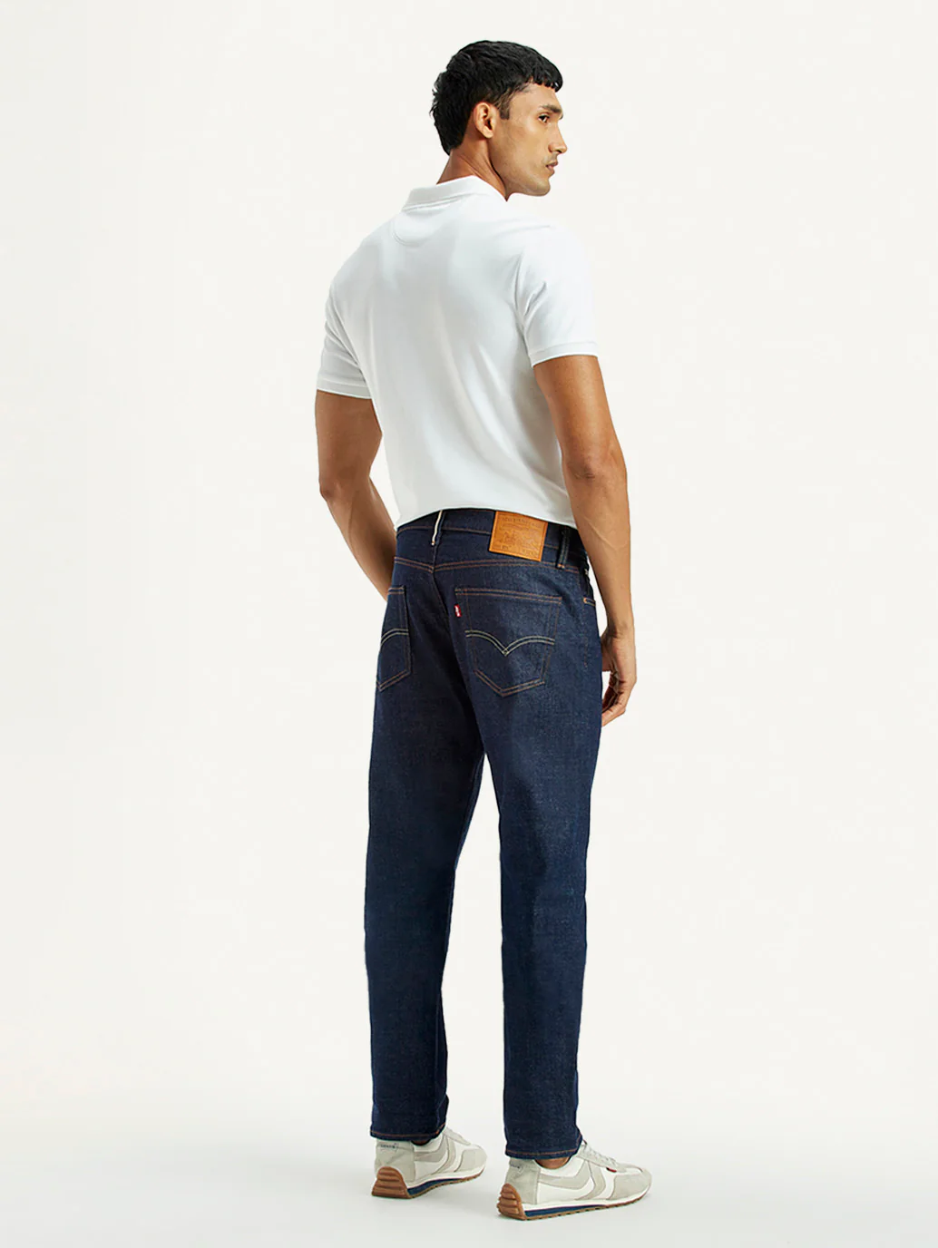 Men's 511 Dark Indigo Slim Fit Mid Rise Selvedge Jeans - Image 2