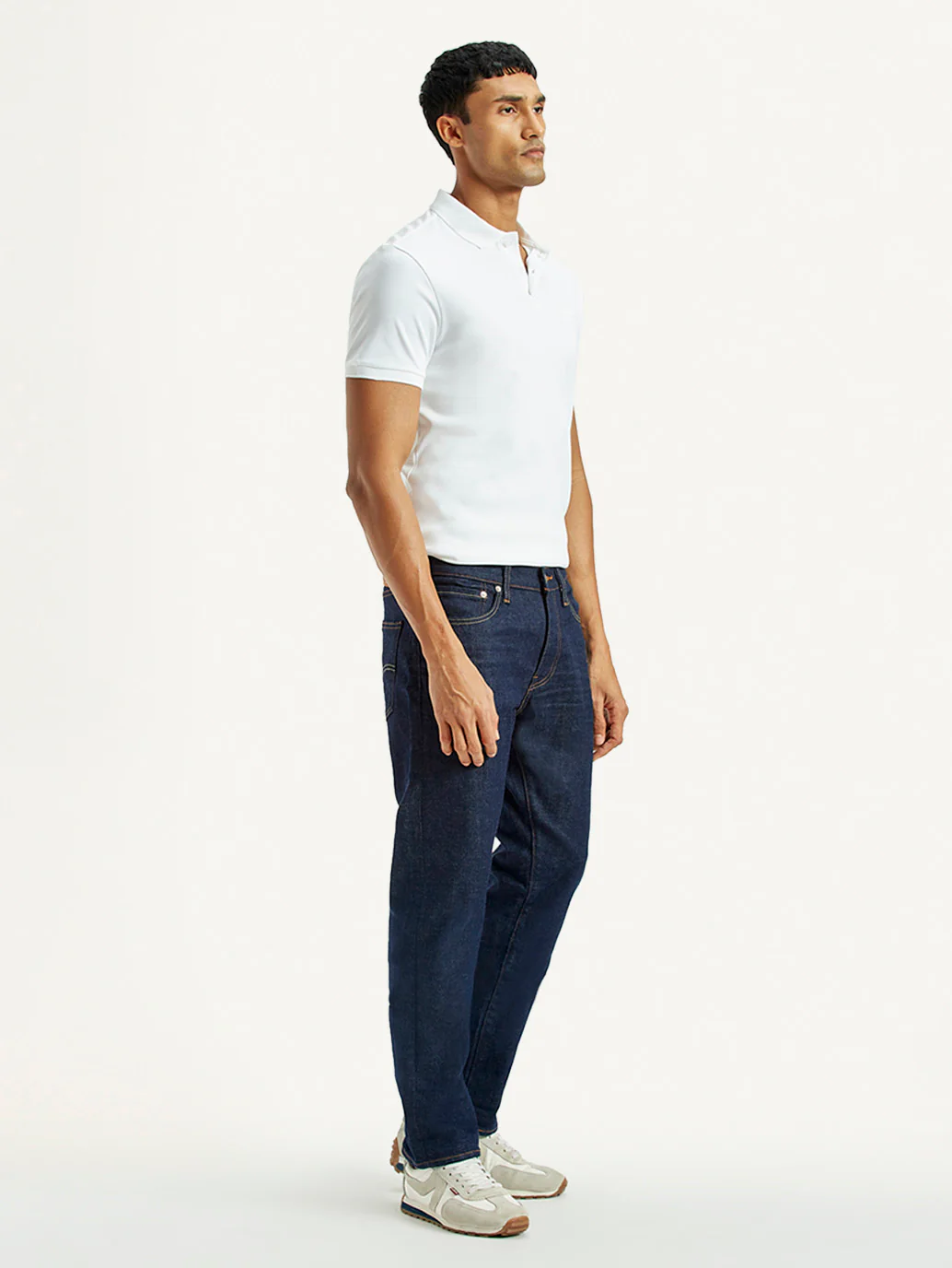 Men's 511 Dark Indigo Slim Fit Mid Rise Selvedge Jeans - Image 6