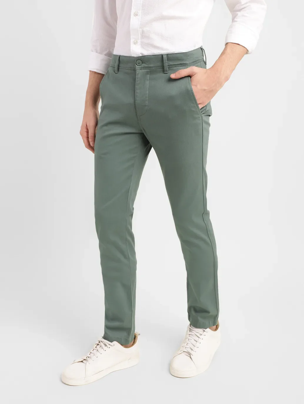 Men's 511 Green Slim Fit Chinos - Image 5
