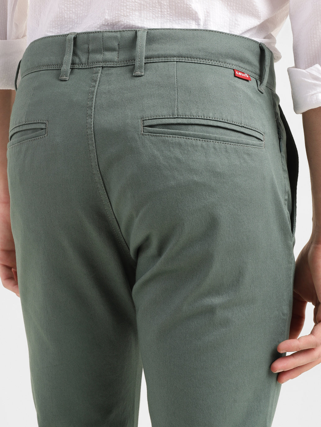 Men's 511 Green Slim Fit Chinos - Image 6