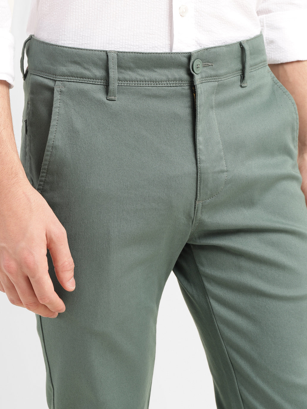 Men's 511 Green Slim Fit Chinos - Image 7