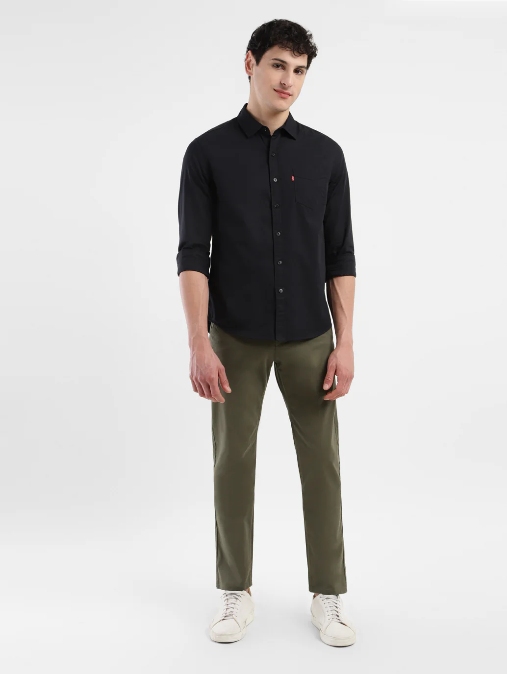 Men's 511 Green Slim Fit Chinos - Image 8