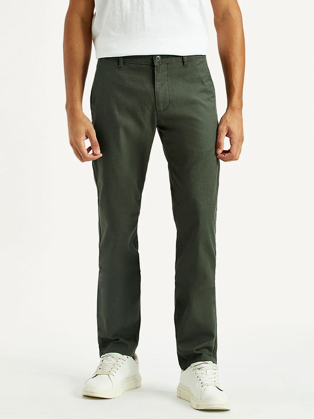 Men's 511 Green Slim Fit Mid Rise Chinos - Image 2