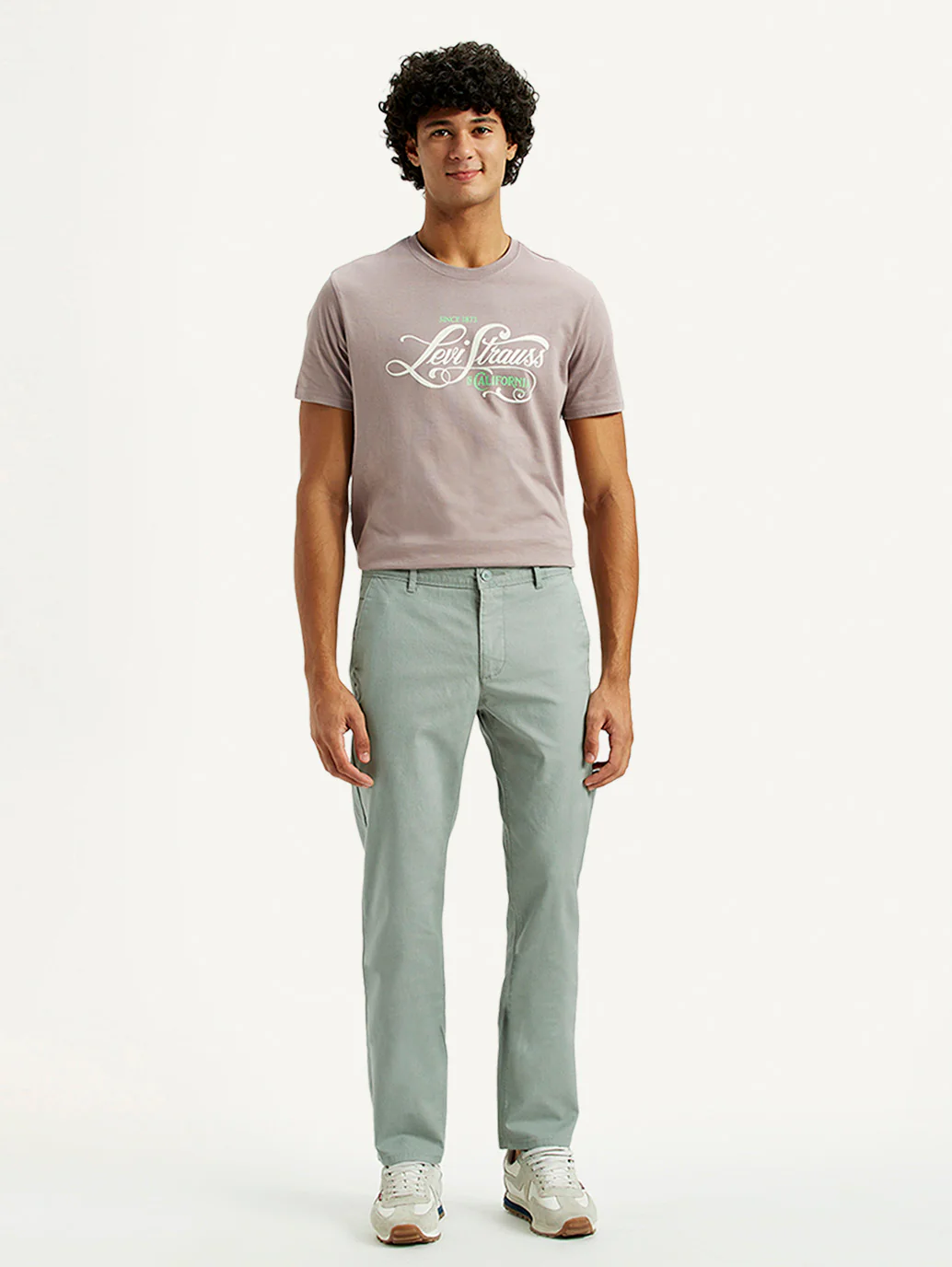 Men's 511 Green Slim Fit Mid Rise Chinos - Image 7