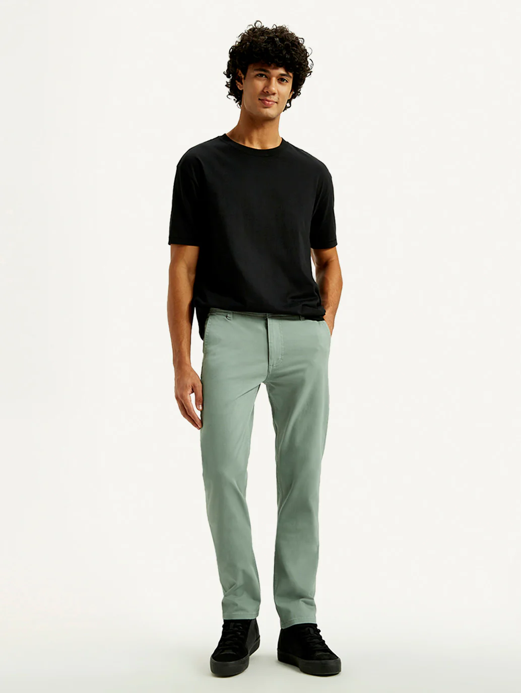 Men's 511 Green Slim Fit Mid Rise Chinos - Image 7