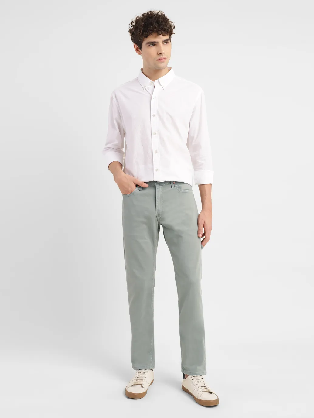 Men's 511 Grey Slim Fit Mid Rise Jeans - Image 8