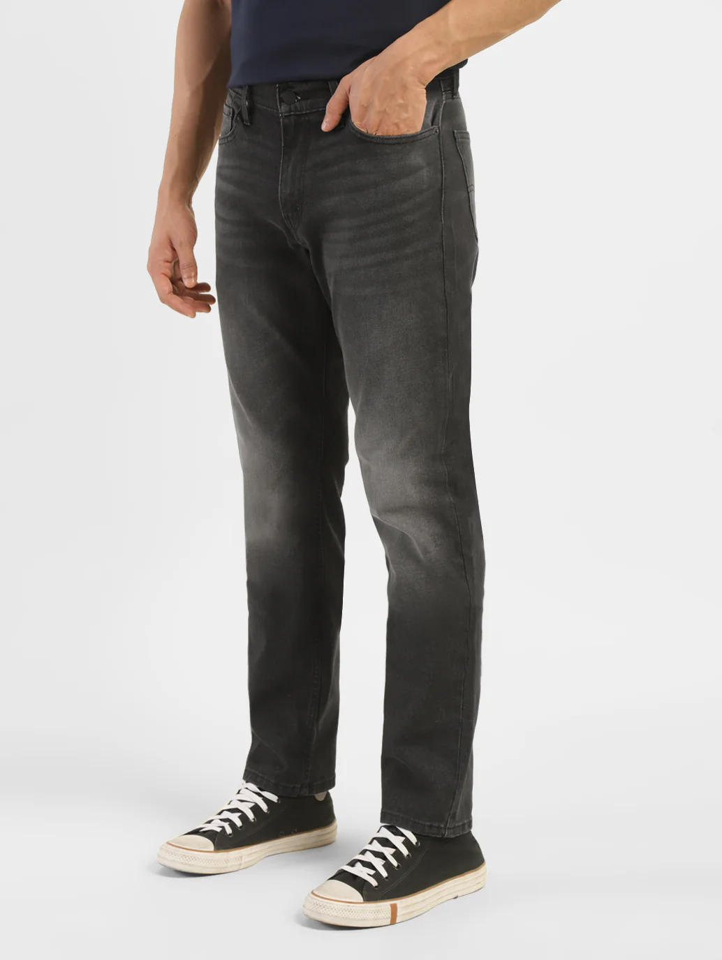 Men's 511 Grey Slim Fit Mid Rise Jeans - Image 6