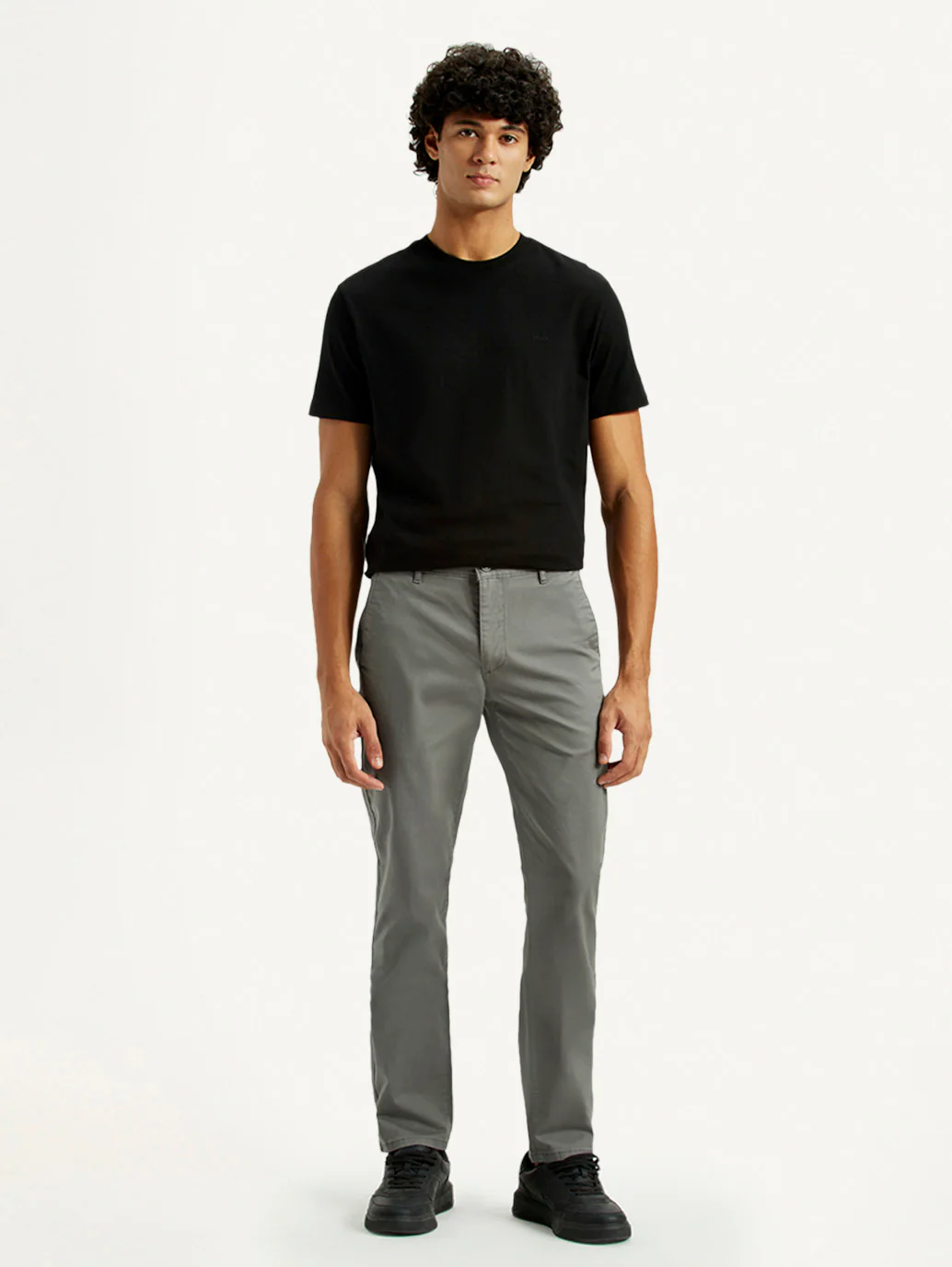 Men's 511 Grey Slim Fit Mid Rise Chinos