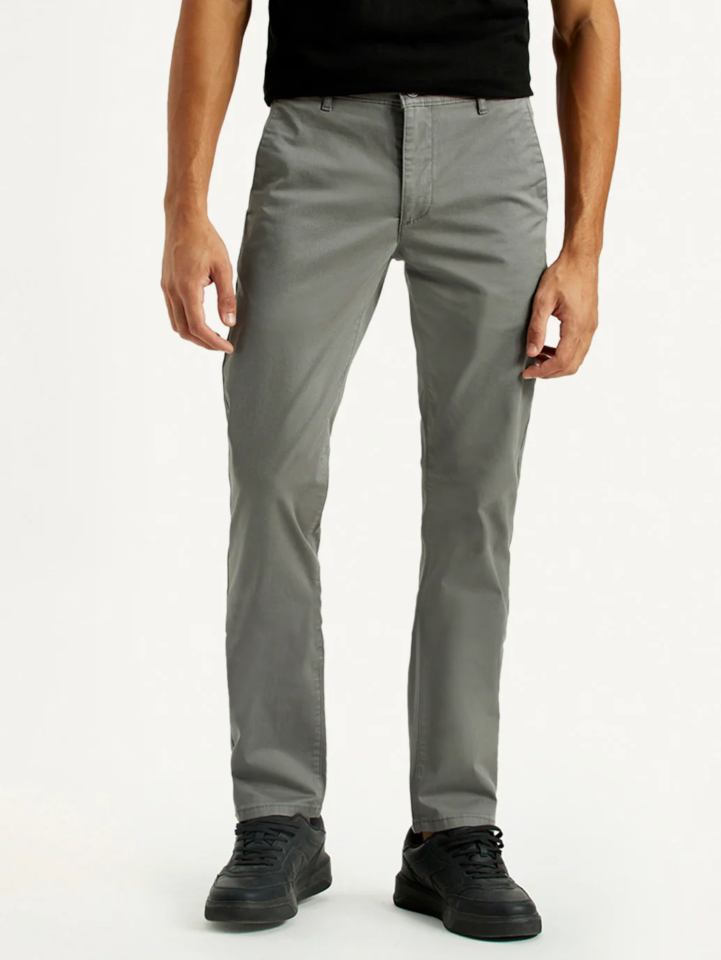 Men's 511 Grey Slim Fit Mid Rise Chinos - Image 2