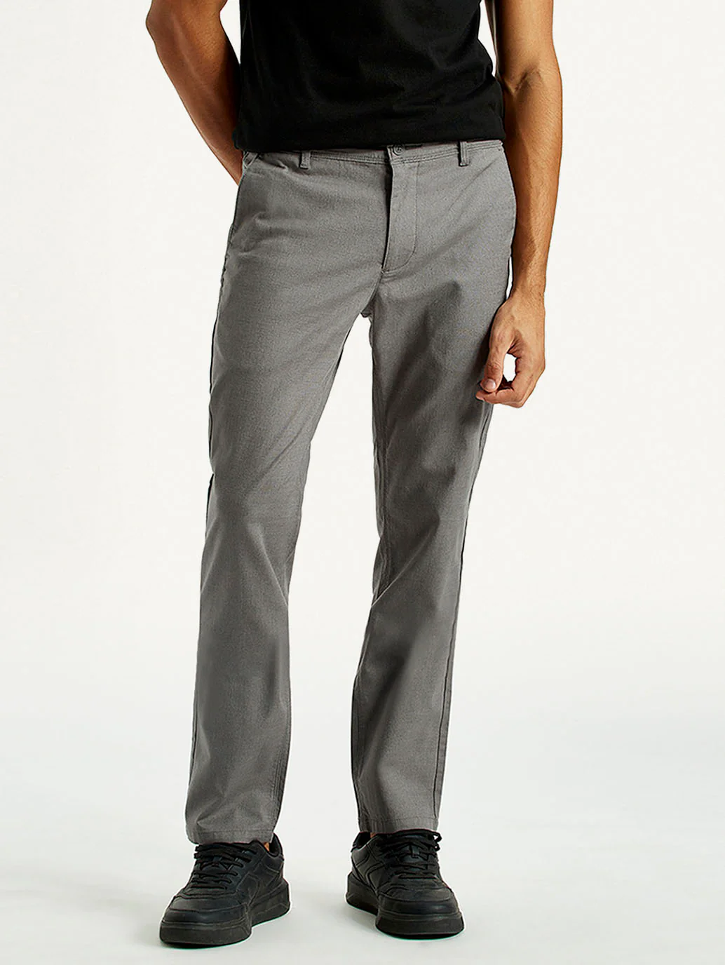Men's 511 Grey Slim Fit Mid Rise Chinos - Image 2