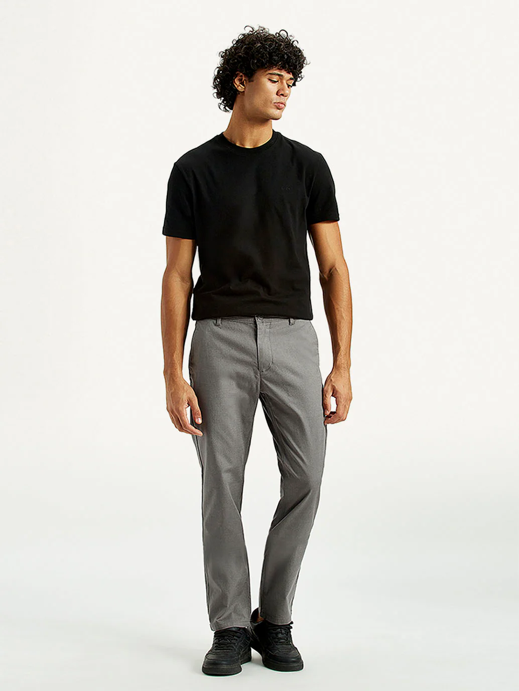 Men's 511 Grey Slim Fit Mid Rise Chinos - Image 7