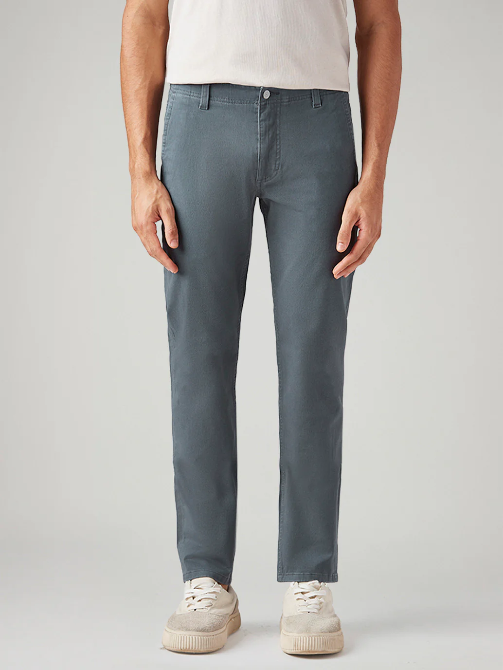 Men's 511 Grey Slim Fit Mid Rise Chinos - Image 3