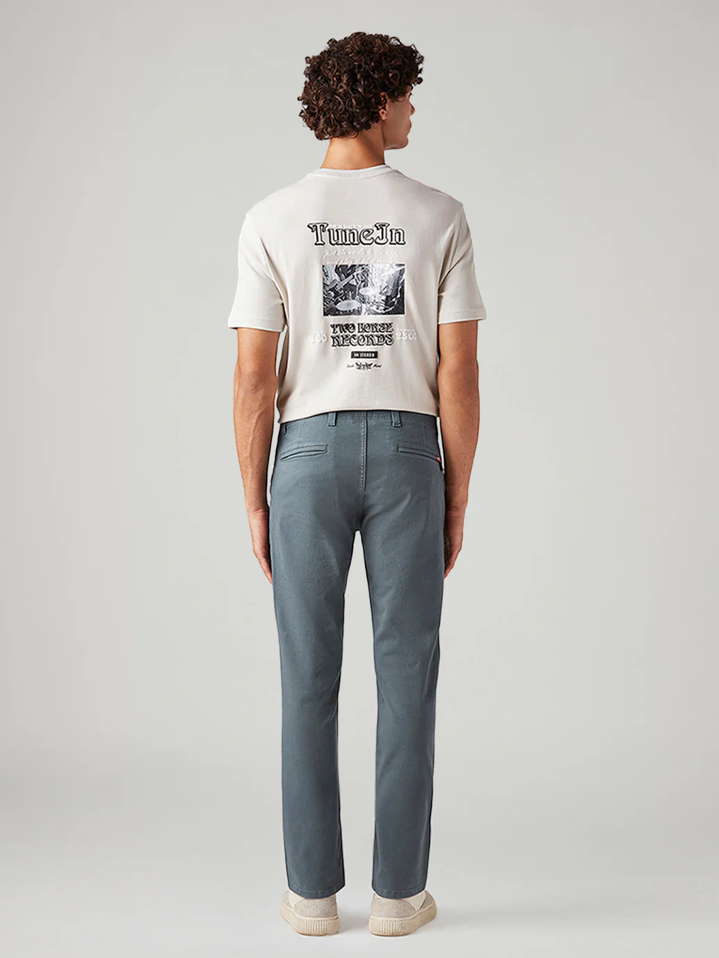 Men's 511 Grey Slim Fit Mid Rise Chinos - Image 4